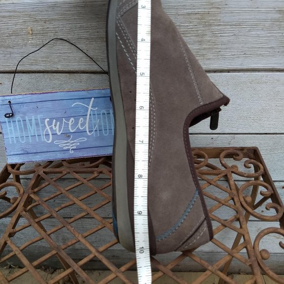 Merrell front zip suede Arabesque slip on sneaker NWOT - Picture 8 of 9